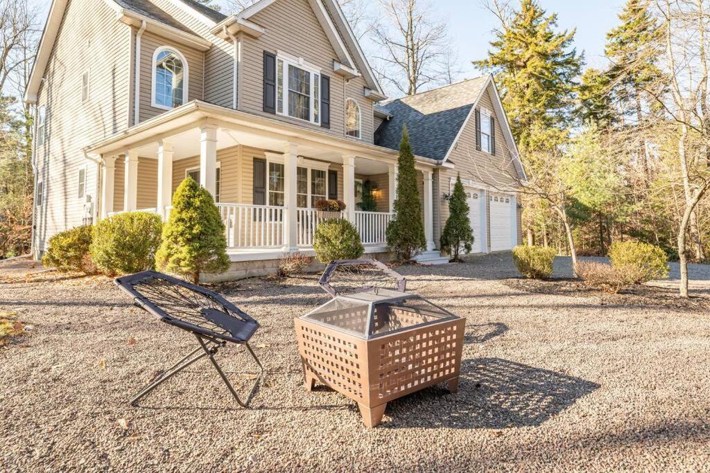 Luxury 4 Bedroom House In Pocono Mountains In Golf Course Near Lake Tobyhanna Dış mekan fotoğraf