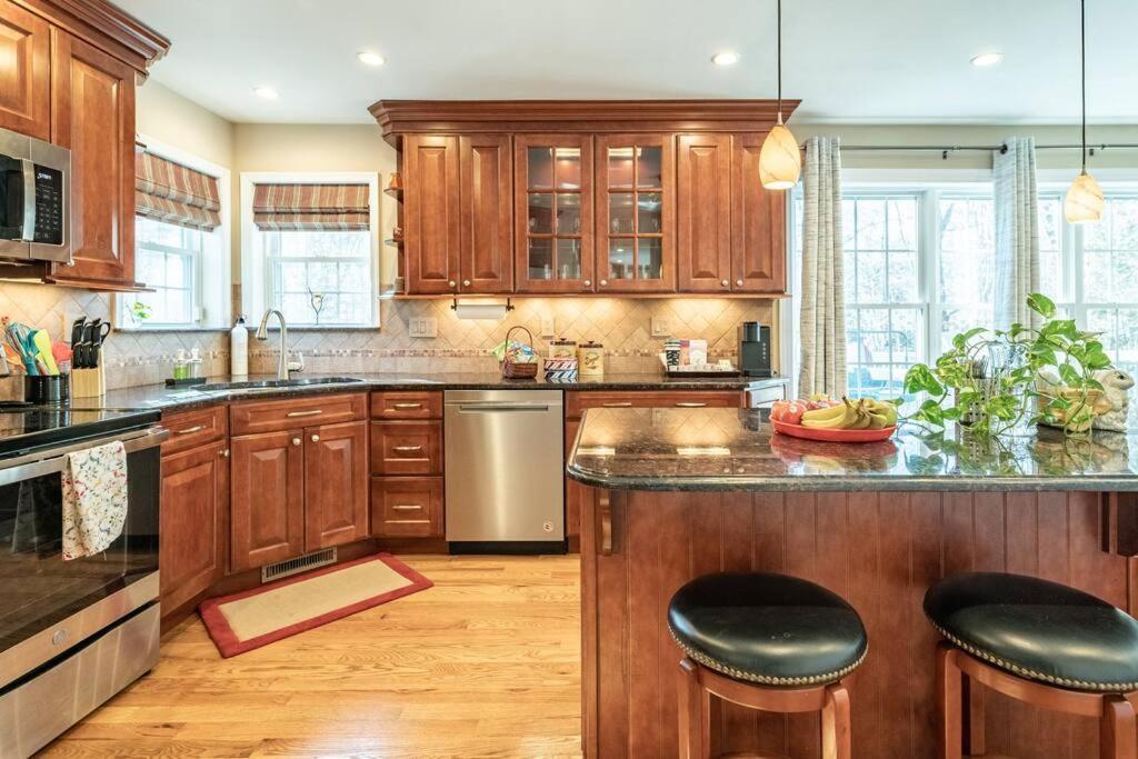 Luxury 4 Bedroom House In Pocono Mountains In Golf Course Near Lake Tobyhanna Dış mekan fotoğraf